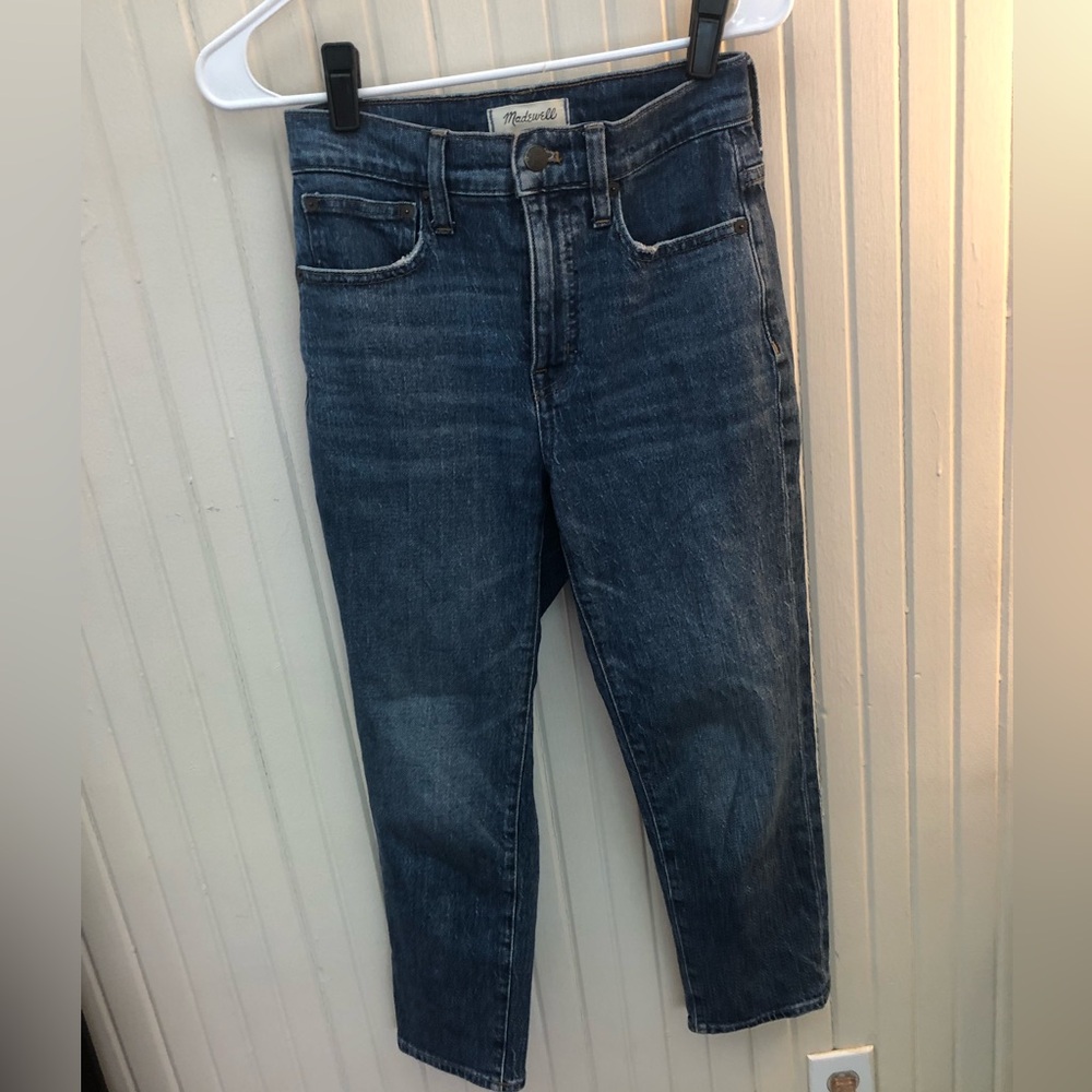 Madewell Classic Straight Jean 24P Petite Cropped